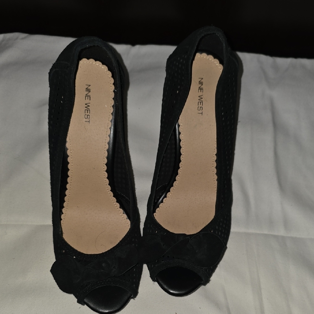 Nine West Black Classic Heels